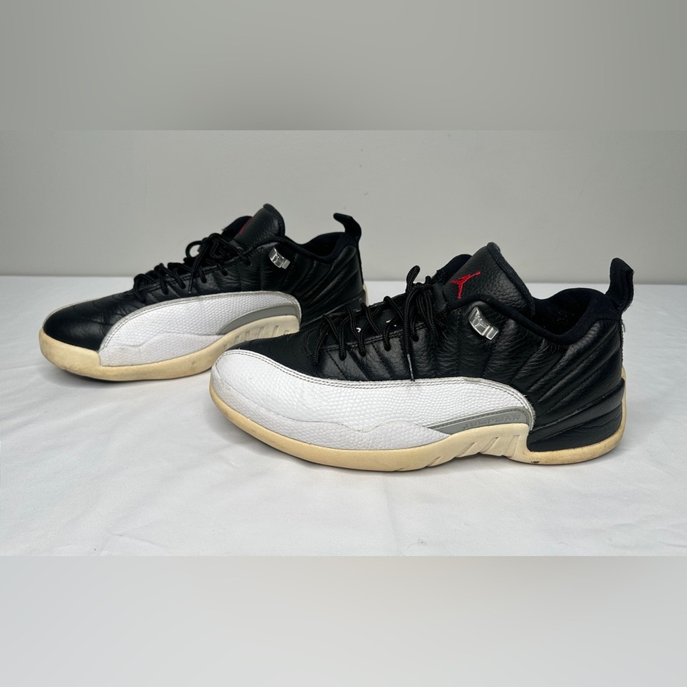 Nike Air Jordan 12 XII Retro Low Playoff Mens Size 9 Black Shoes Sneakers 2016